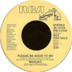 Menudo - Please Be Good To Me mp3 album