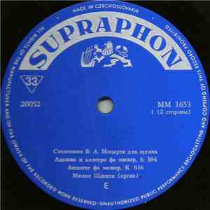 В. А. Моцарт - Милан Шлехта - Сочинения В. А. Моцарта Для Органа mp3 album