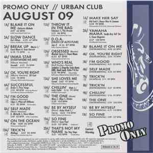 Various - Promo Only Urban Club: August 2009 mp3 album