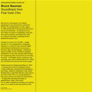 Bruce Nauman - Soundtrack From First Violin Film mp3 album
