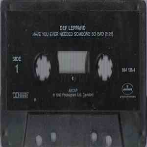 Def Leppard - Have You Ever Needed Someone So Bad mp3 album