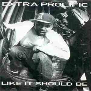 Extra Prolific - Like It Should Be mp3 album