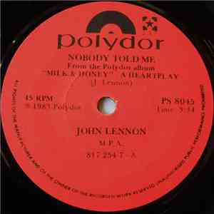 John Lennon - Nobody Told Me mp3 album