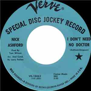 Nick Ashford - I Don't Need No Doctor / Young Emotions mp3 album
