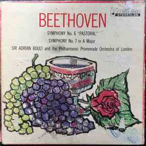 Sir Adrian Boult - Beethoven, Symphony No. 6 "Pastoral", Symphony No. 7 in A Major mp3 album