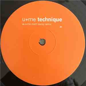 Technique - U+Me / Sun Is Shining (Matt Darey Mixes) mp3 album