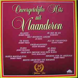 Various - Onvergetelijke Hits Uit Vlaanderen mp3 album