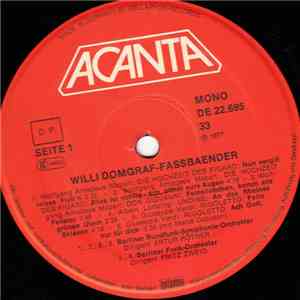 Willi Domgraf-Fassbaender - Willi Domgraf-Fassbaender mp3 album