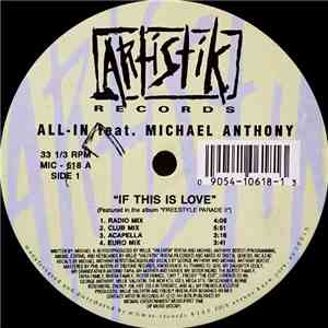 All In Featuring Michael Anthony  / Lorenzo D'Lan - If This Is Love / If You Were Mine mp3 album