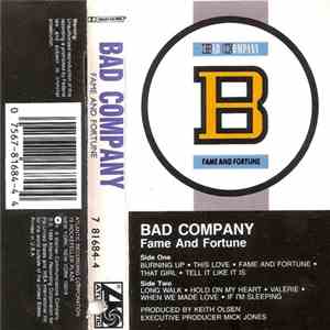 Bad Company  - Fame And Fortune mp3 album