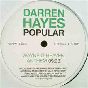 Darren Hayes - Popular mp3 album