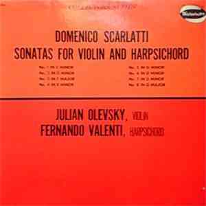 Domenico Scarlatti, Julian Olevsky, Fernando Valenti - 8 Sonatas For Violin And Harpsichord mp3 album