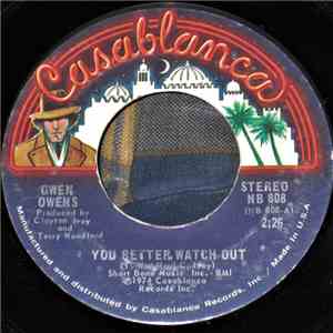 Gwen Owens - You Better Watch Out / Everybody Needs Love mp3 album