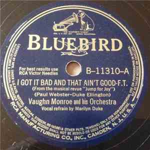 Vaughn Monroe And His Orchestra - I Got It Bad And That Ain't Good / Harvard Square mp3 album