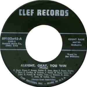 Count Basie And His Orchestra - Alright, Okay, You Win mp3 album