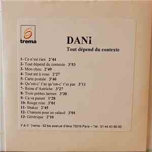 Dani - Tout Dépend Du Contexte mp3 album