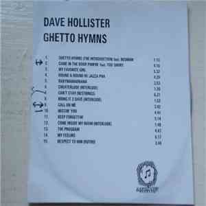 Dave Hollister - Ghetto Hymns mp3 album
