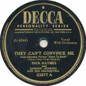 Dick Haymes And Gordon Jenkins And His Orchestra - They Can't Convince Me / Ivy mp3 album