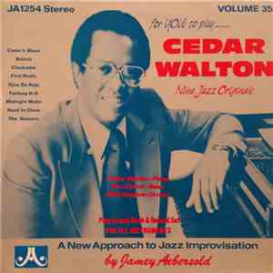 Jamey Aebersold : Cedar Walton - Volume 35: Nine Jazz Originals mp3 album