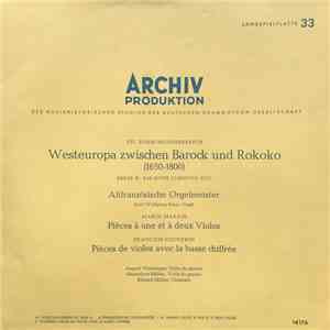 Marin Marais / François Couperin, Kurt Wolfgang Senn, August Wenzinger, Hannelore Müller, Eduard Müller - Altfranzösische Orgelmeister / Pièces À Une Et À Deux Violes / Pièces De Violes Avec La Basse Chiffrée mp3 album