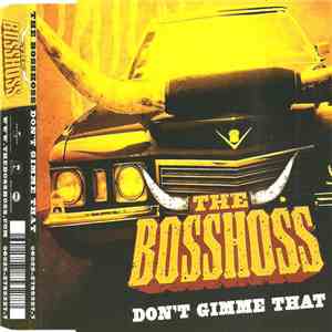 The BossHoss - Don't Gimme That mp3 album