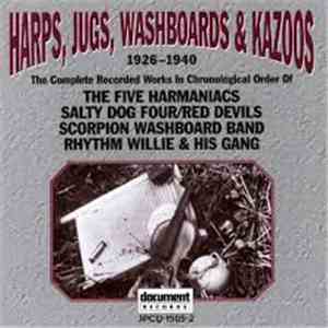 Various - Harps, Jugs, Washboards & Kazoos (1926-1940) mp3 album