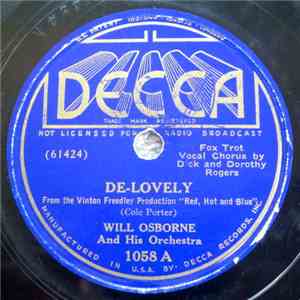 Will Osborne And His Orchestra - De-Lovely / Tea On The Terrace mp3 album