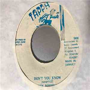 Ken Boothe - Don't You Know mp3 album