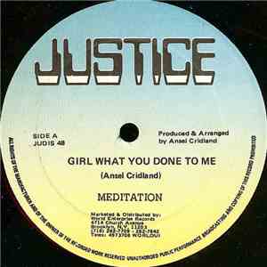 Meditation - Girl What You Done To Me mp3 album
