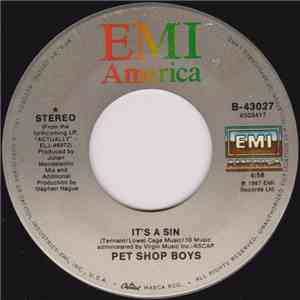 Pet Shop Boys - It's A Sin mp3 album