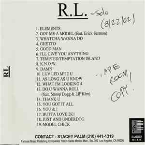 RL  - RL:Ements (Tape Room Copy) mp3 album
