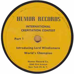 Unknown Artist - International Crepitation Contest mp3 album