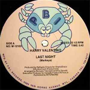 Harry Valentino - Last Night / Studio H mp3 album