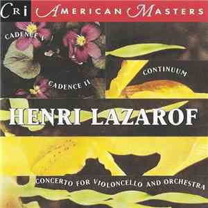 Henri Lazarof - Music Of Henri Lazarof mp3 album