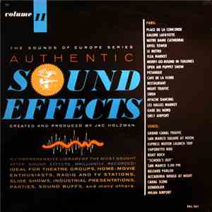 Jac Holzman - Authentic Sound Effects Volume 11 - The Sounds Of Europe Series: Paris + Venice mp3 album