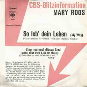 Mary Roos - So Leb' Dein Leben mp3 album