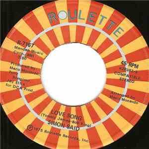 Simon Said - Love Song mp3 album