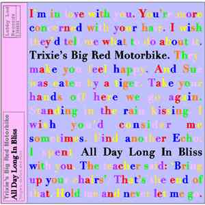 Trixie's Big Red Motorbike - All Day Long In Bliss mp3 album