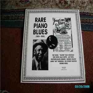 Various - Rare Piano Blues (1925-1935) mp3 album