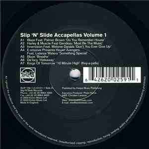 Various - Slip 'n' Slide Accapellas Volume 1 mp3 album