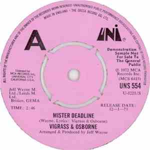 Vigrass & Osborne - Mister Deadline mp3 album