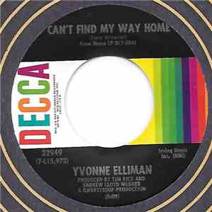 Yvonne Elliman - Can't Find My Way Home mp3 album