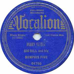 Big Bill And His Memphis Five - Mary Blues mp3 album