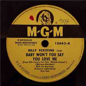 Billy Eckstine - Baby Won't You Say You Love Me / Free mp3 album