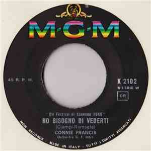 Connie Francis - Ho Bisogno Di Vederti mp3 album