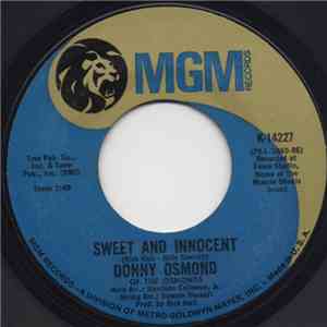 Donny Osmond Of The Osmonds - Sweet And Innocent / Flirtin' mp3 album