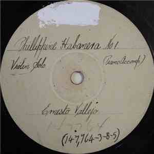 Ernesto Vallejo / Ruth Etting - Philippine Habanera No. 1 / You're The Cream In My Coffee mp3 album