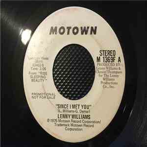 Lenny Williams - Since I Met You / Since I Met You mp3 album