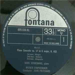 Mozart - Hans Henkemans, Wiener Symphoniker, John Pritchard - Piano Concerto No. 17 In G Major, K 453 • Piano Concerto No. 27 In B Flat Major, K 595 mp3 album