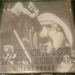 One Choice - Words Run Out mp3 album